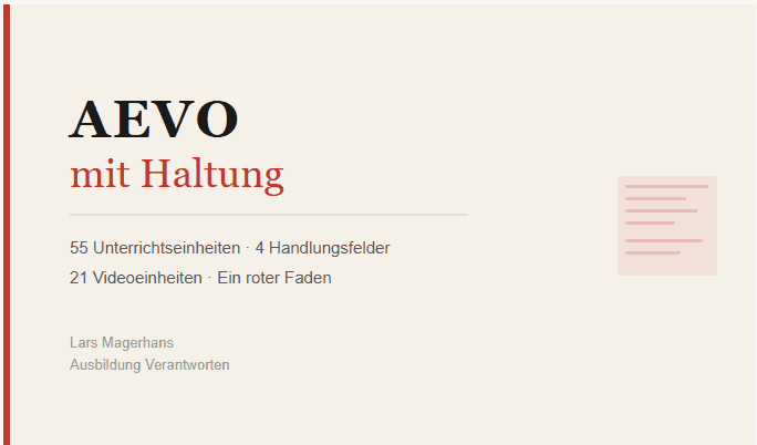 Ausbildung verantworten – die Lernapp